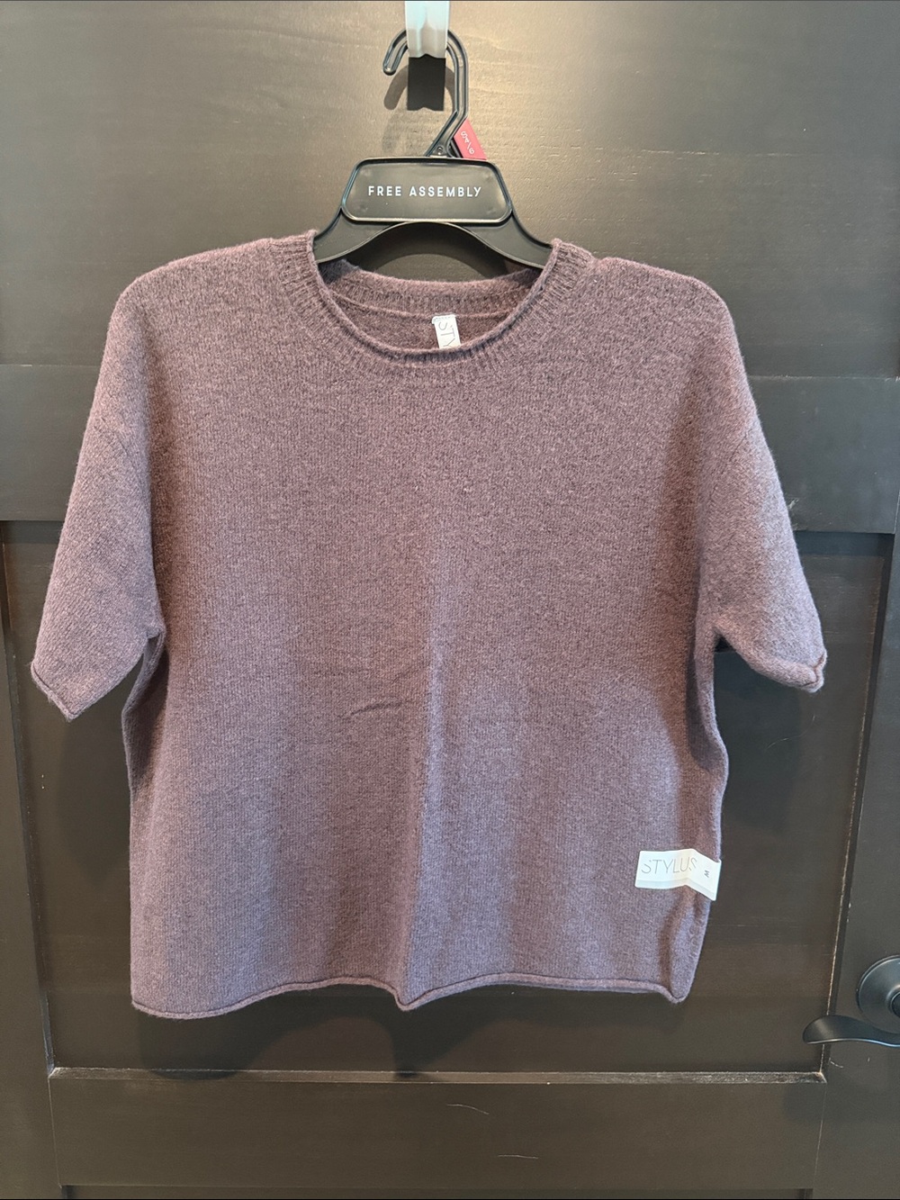 STYLUS Women’s soft Short-Sleeve Crew Sweater